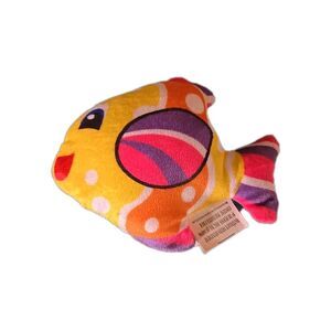 Beautiful Soft Tropical Fish Plush By Nanco 4.5" Pre-owned Clean Stuffed Animal